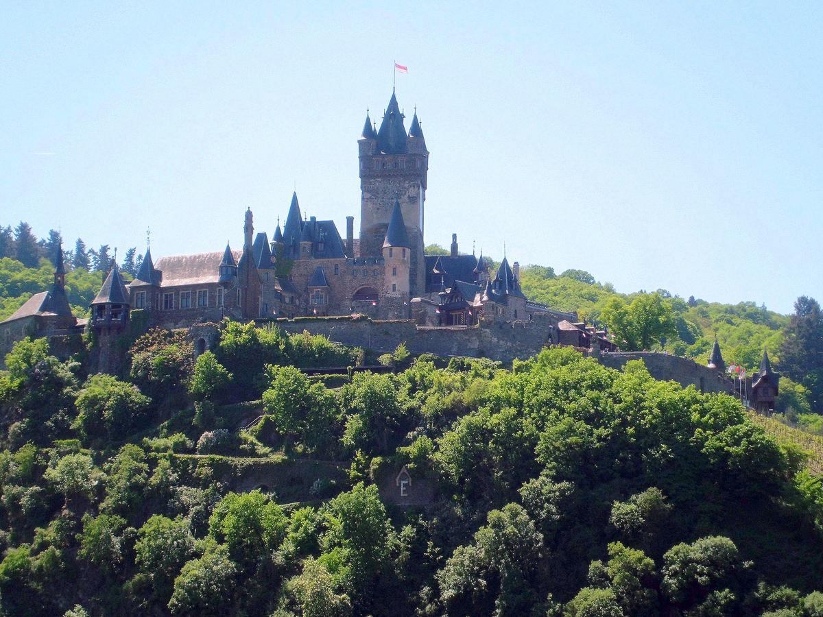 Ferienwohnung Burgenblick Cochem Esterno foto